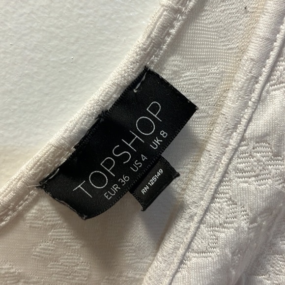 Top shop white peplum tank top - Picture 3 of 3